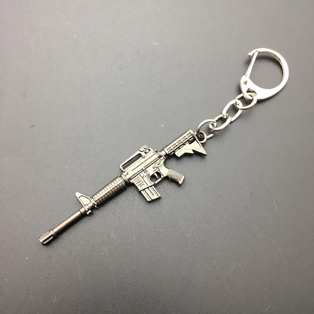 16 Styles PUBG Weapon Keychains