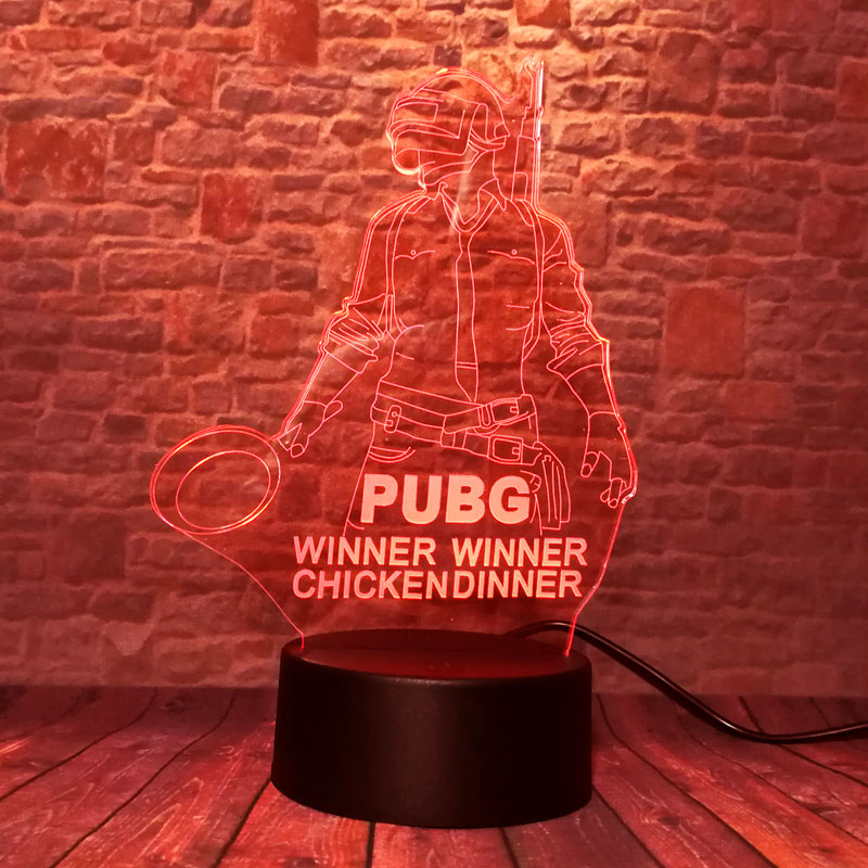 PUBG  3D Illusion LED