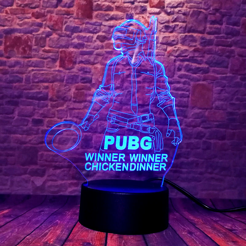 PUBG  3D Illusion LED