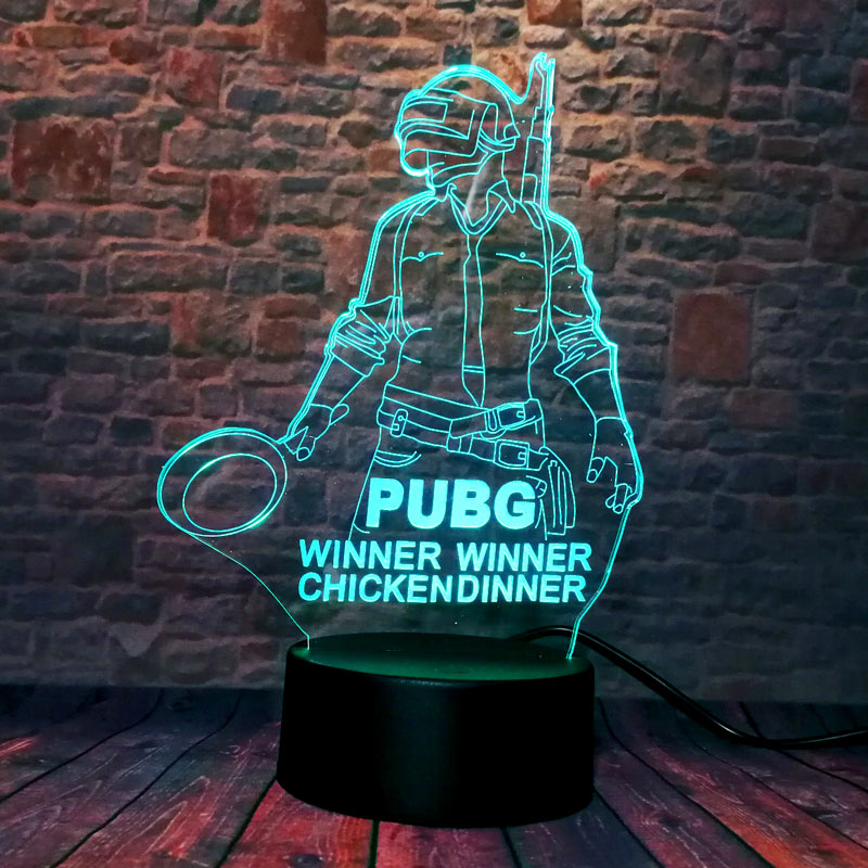 PUBG  3D Illusion LED