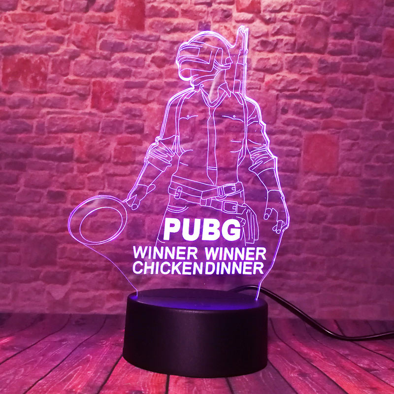 PUBG  3D Illusion LED