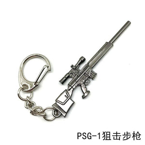 16 Styles PUBG Weapon Keychains