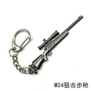 16 Styles PUBG Weapon Keychains