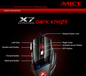 Professional Wired Gaming Mouse 7 Button