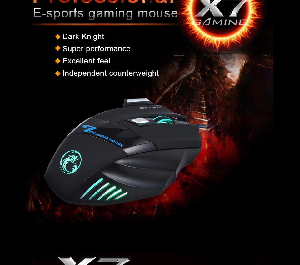 Professional Wired Gaming Mouse 7 Button