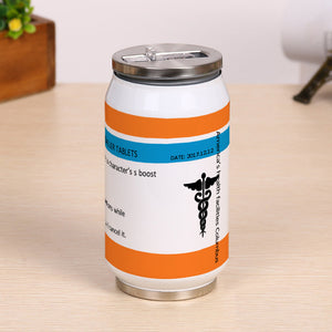 PUBG Painkiller Anodyne Energy Drink Stainless Steel Water Cup Thermos Cup