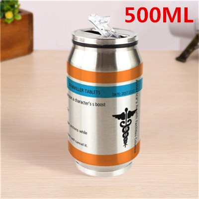 PUBG Painkiller Anodyne Energy Drink Stainless Steel Water Cup Thermos Cup