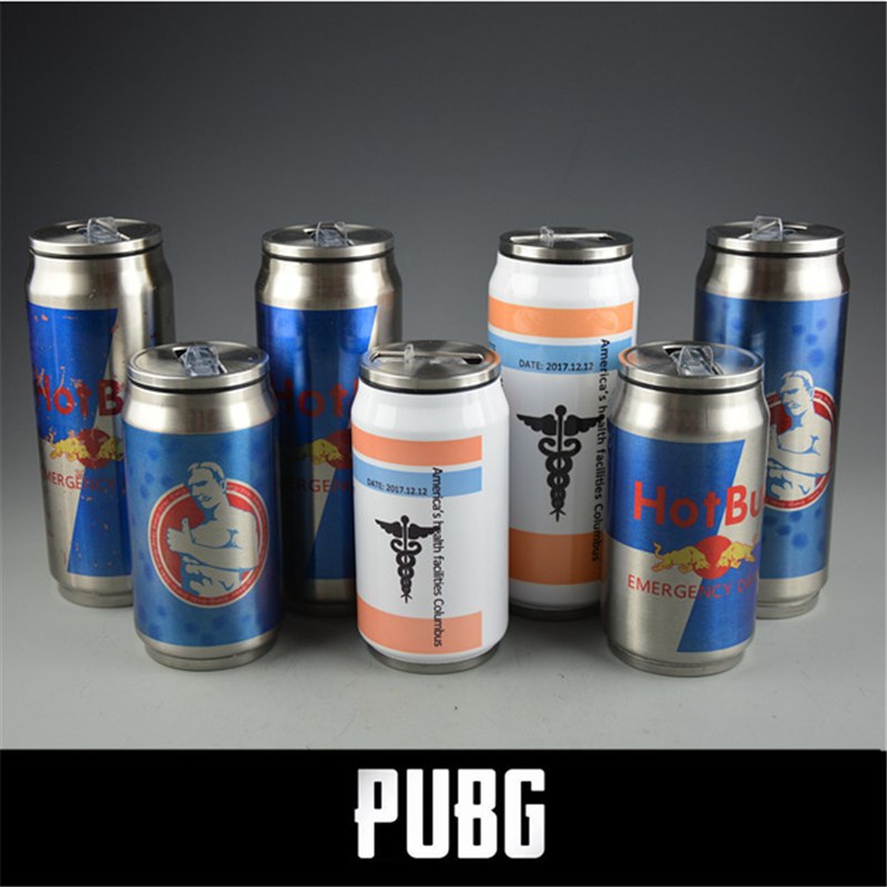 PUBG Painkiller Anodyne Energy Drink Stainless Steel Water Cup Thermos Cup